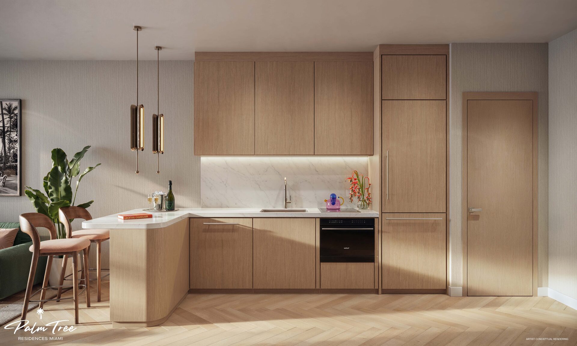 Italkraft kitchen with Miele appliances